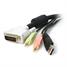 StarTech 6Feet 4-In-1 USB DVI Audio Microphone KVM Switch Cable